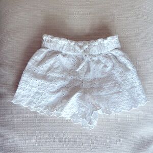 Zara Eyelet Shorts, 18-24 months
